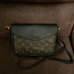 Upcycled Crossbody LV